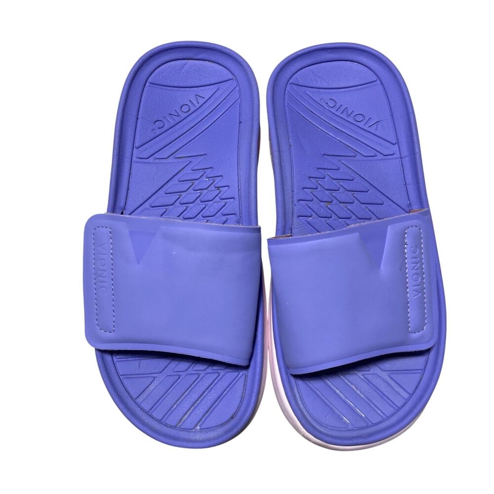 Vionic “8” Purple Rejuvenate Unixes Slides Adjust… - image 2
